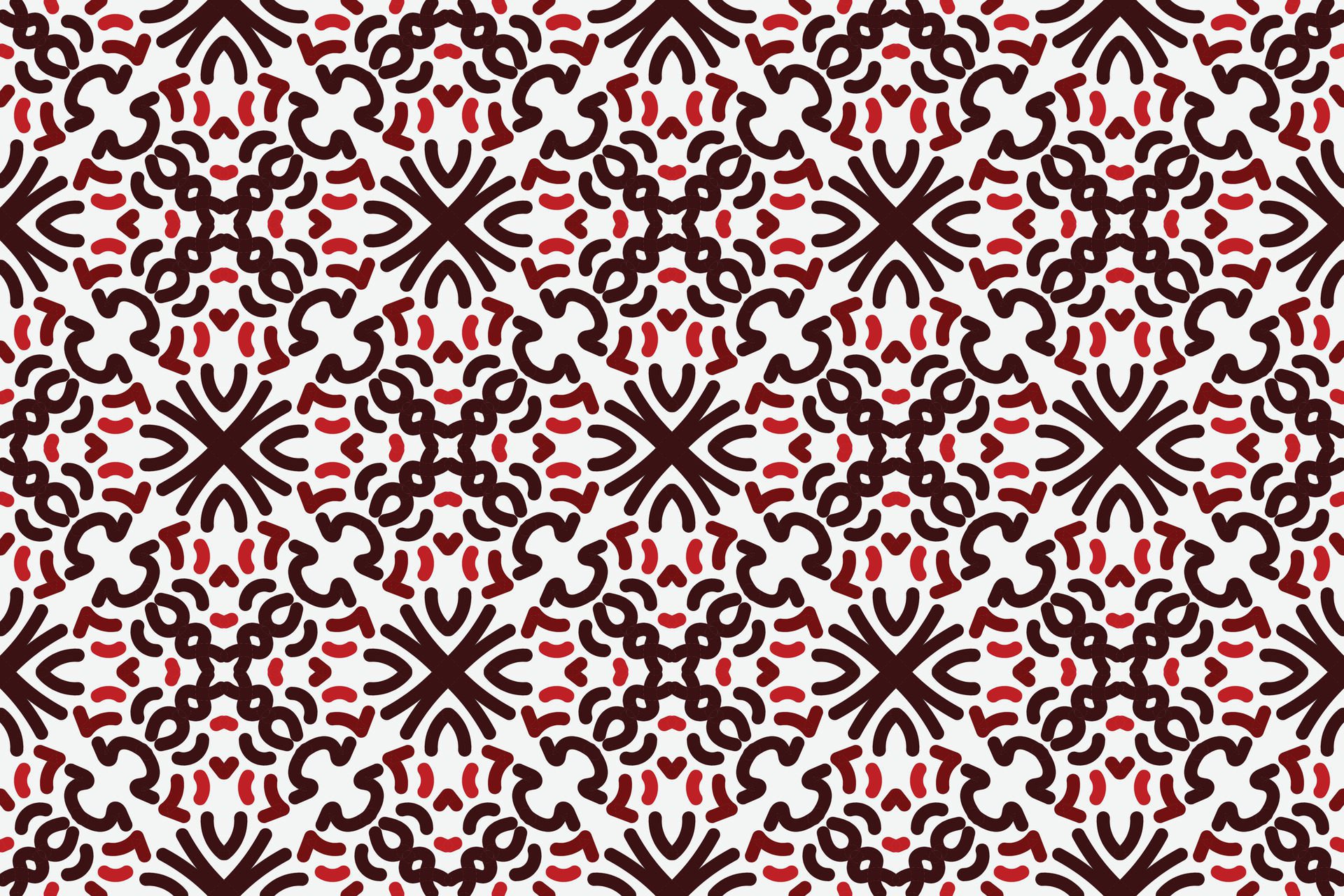 vintage seamless pattern with red and white color Free Vector