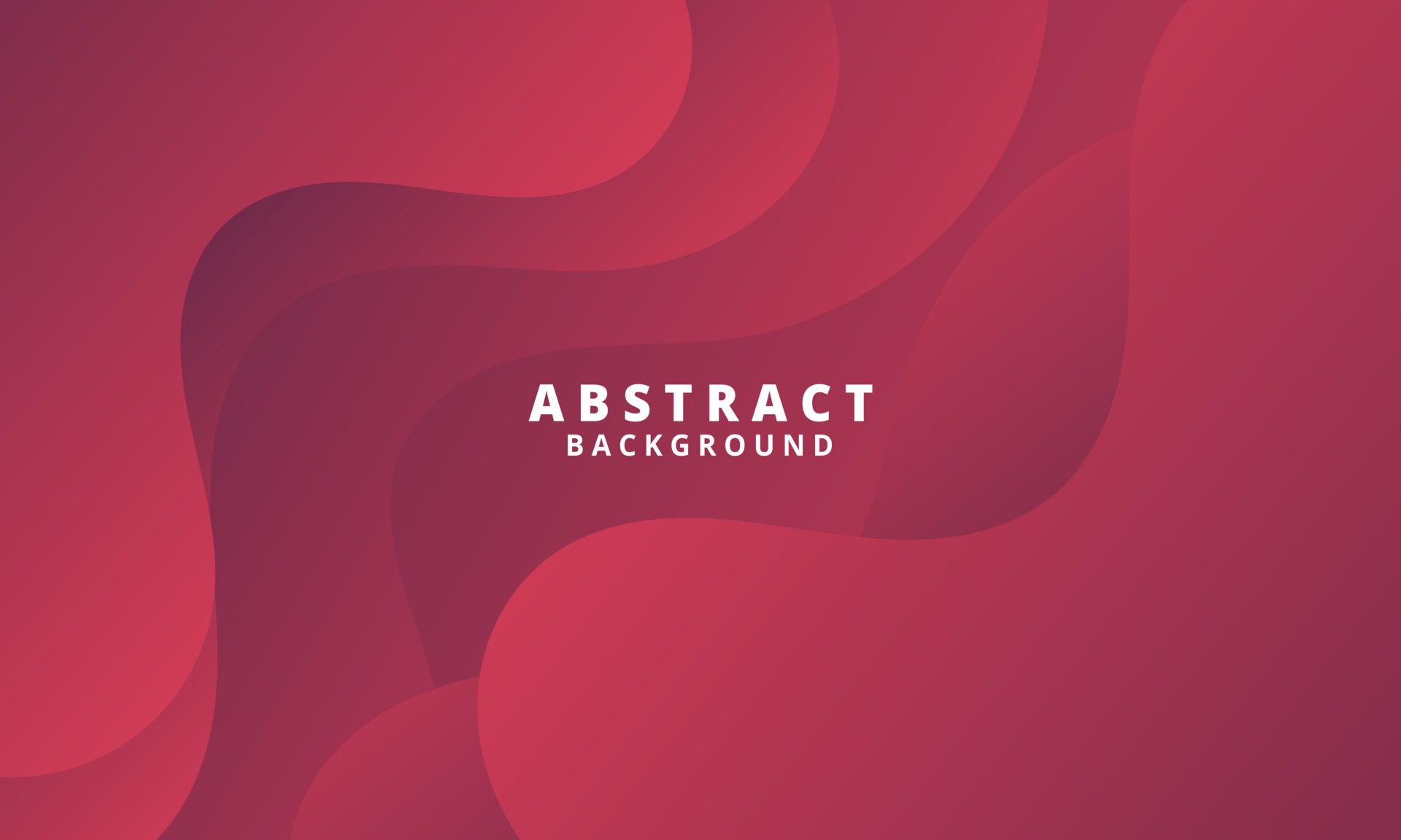 Abstract Red Fluid Wave Background Free Vector