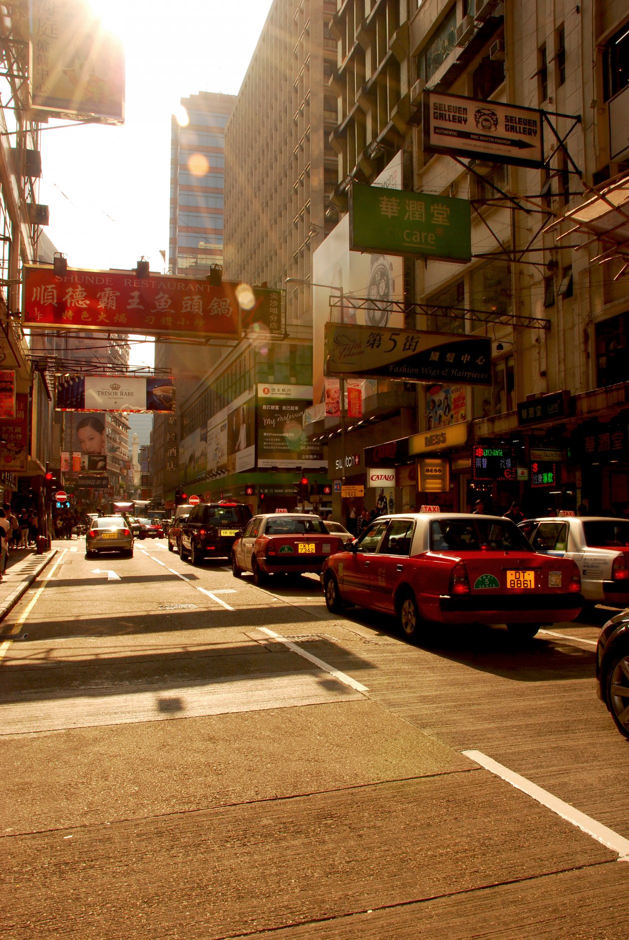 Hong Kong street Stock Free