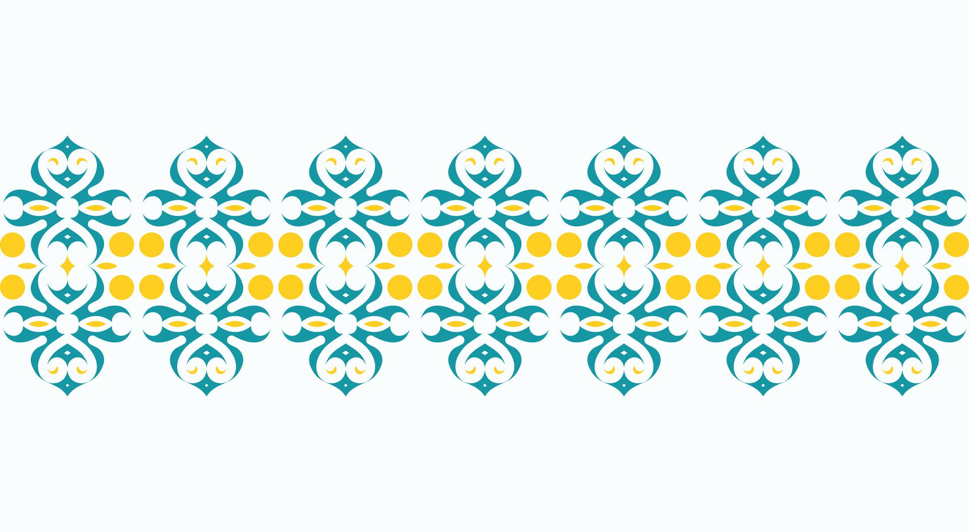 colorful pattern border pattern design Free Vector