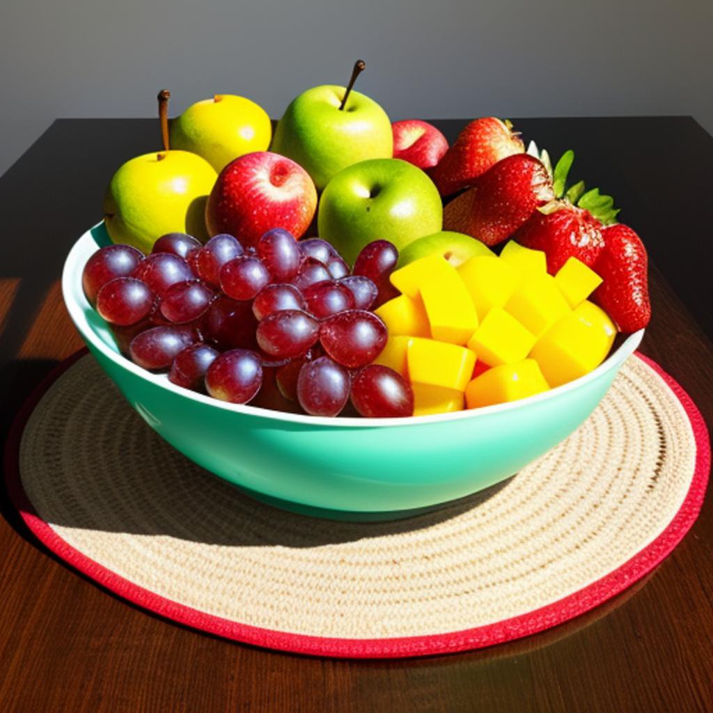 Fruit bowl by @amandaeadie by @ai_generated