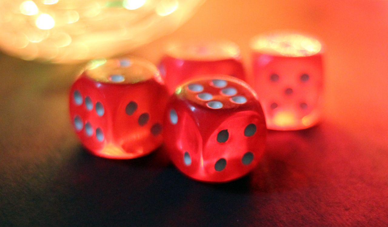 Dice Bright Lights Stock Free