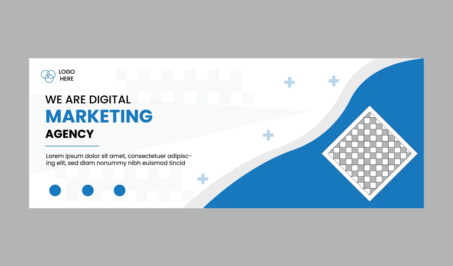 DIGITAL MARKETING WEB BANNER DESIGN Free Vector