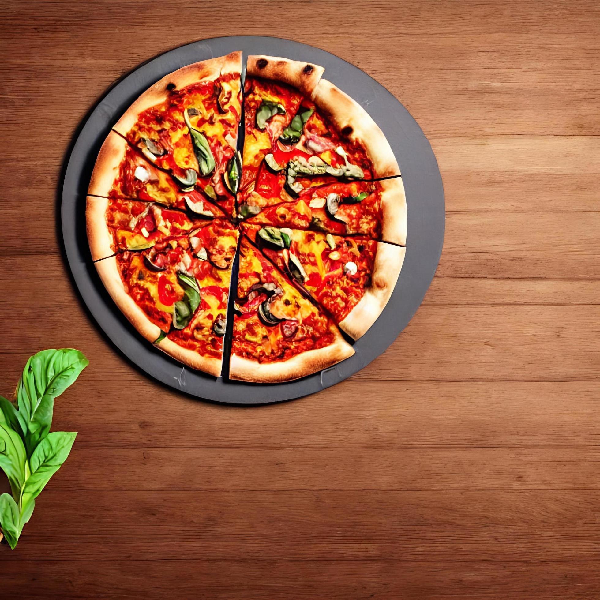 Pizza. Traditional Italian cuisine fast food. Stock Free