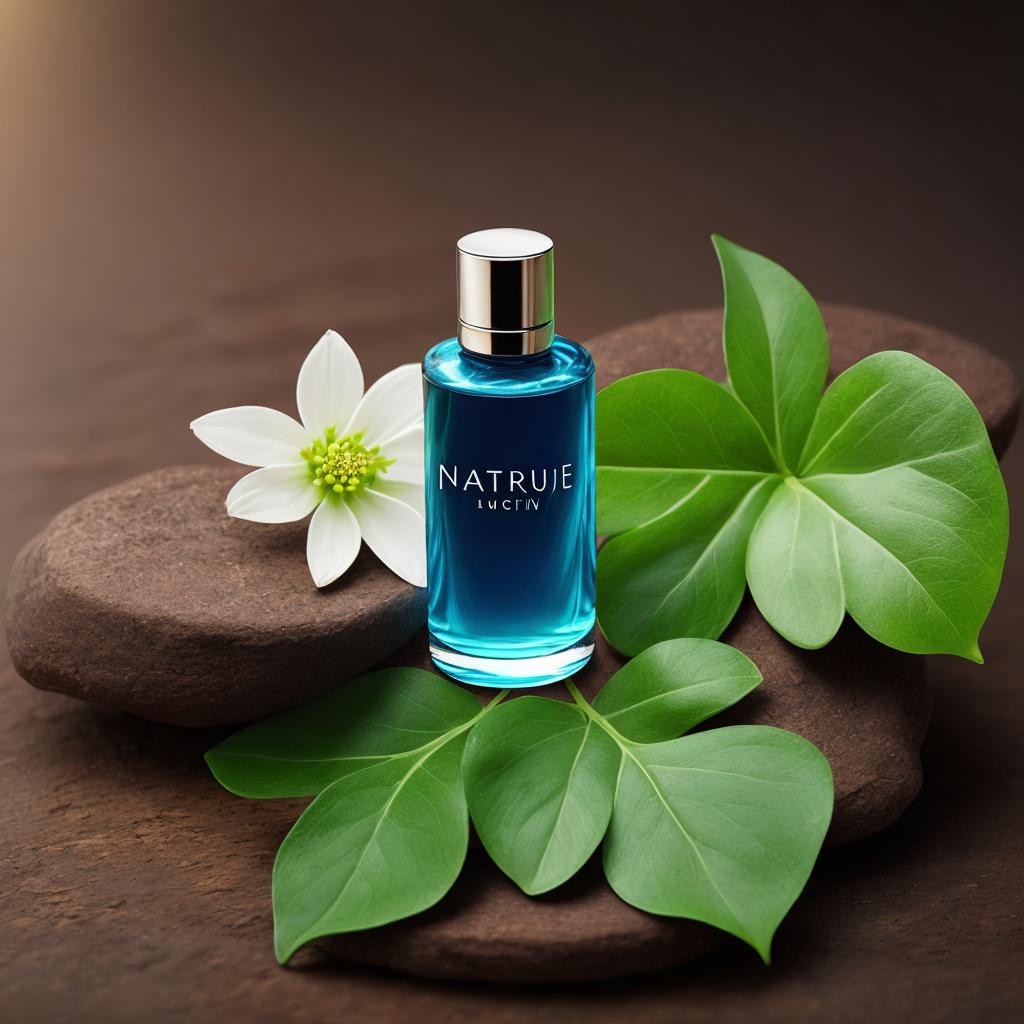 Perfume logo Nature photography,HD by @ai_generated