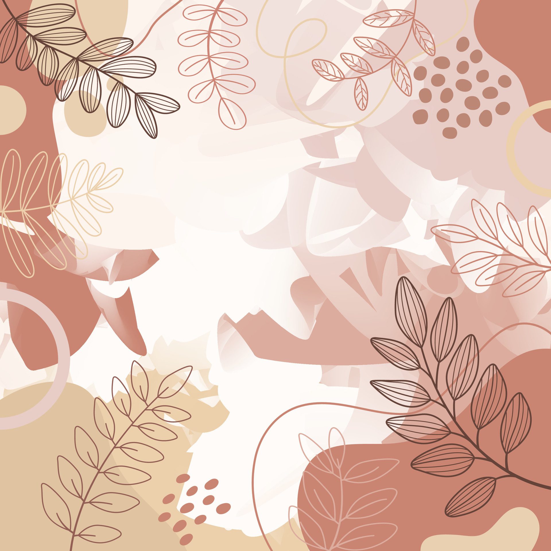 abstract backgrounds for design. Colorful banners with autumn leaves. Free Vector