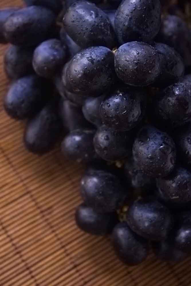 Washed Grapes Black Stock Free