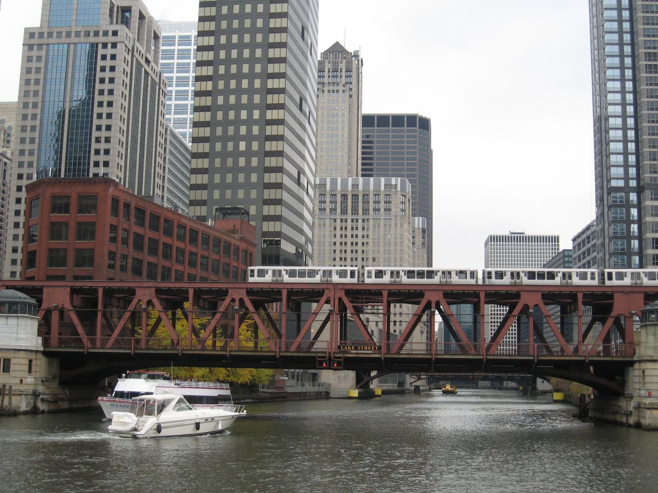 Chicago Lake Street Bridge Stock Free