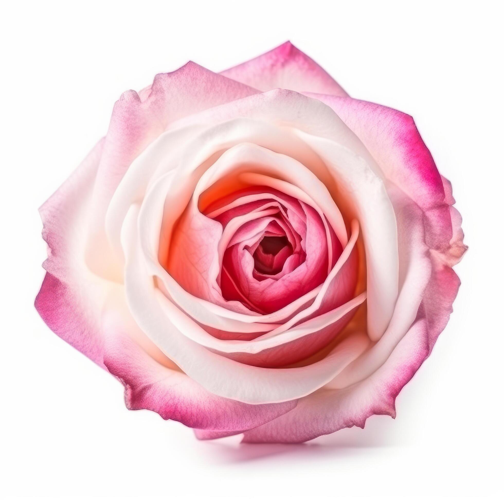 Rose flower isolated. Illustration Stock Free