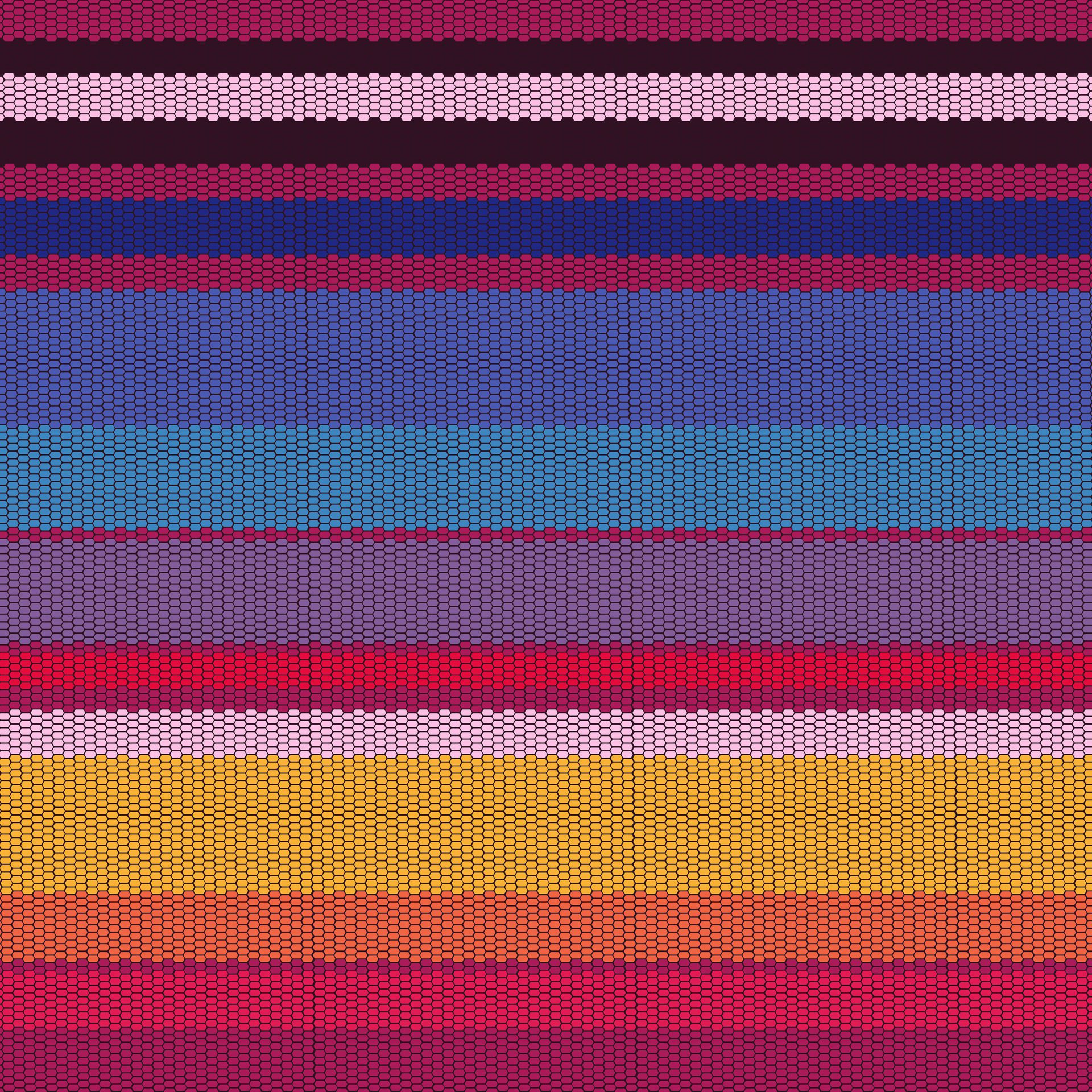 pattern of Blanket stripes in seamless textile and texture style. colorful traditional pattern on dark Background used in fashion and clothes Free Vector