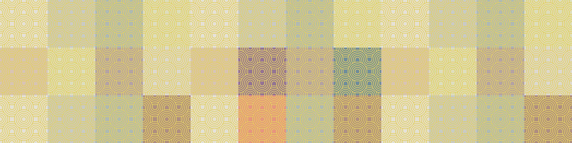 Vintage asia gold line in colorful pattern Chinese. Free Vector