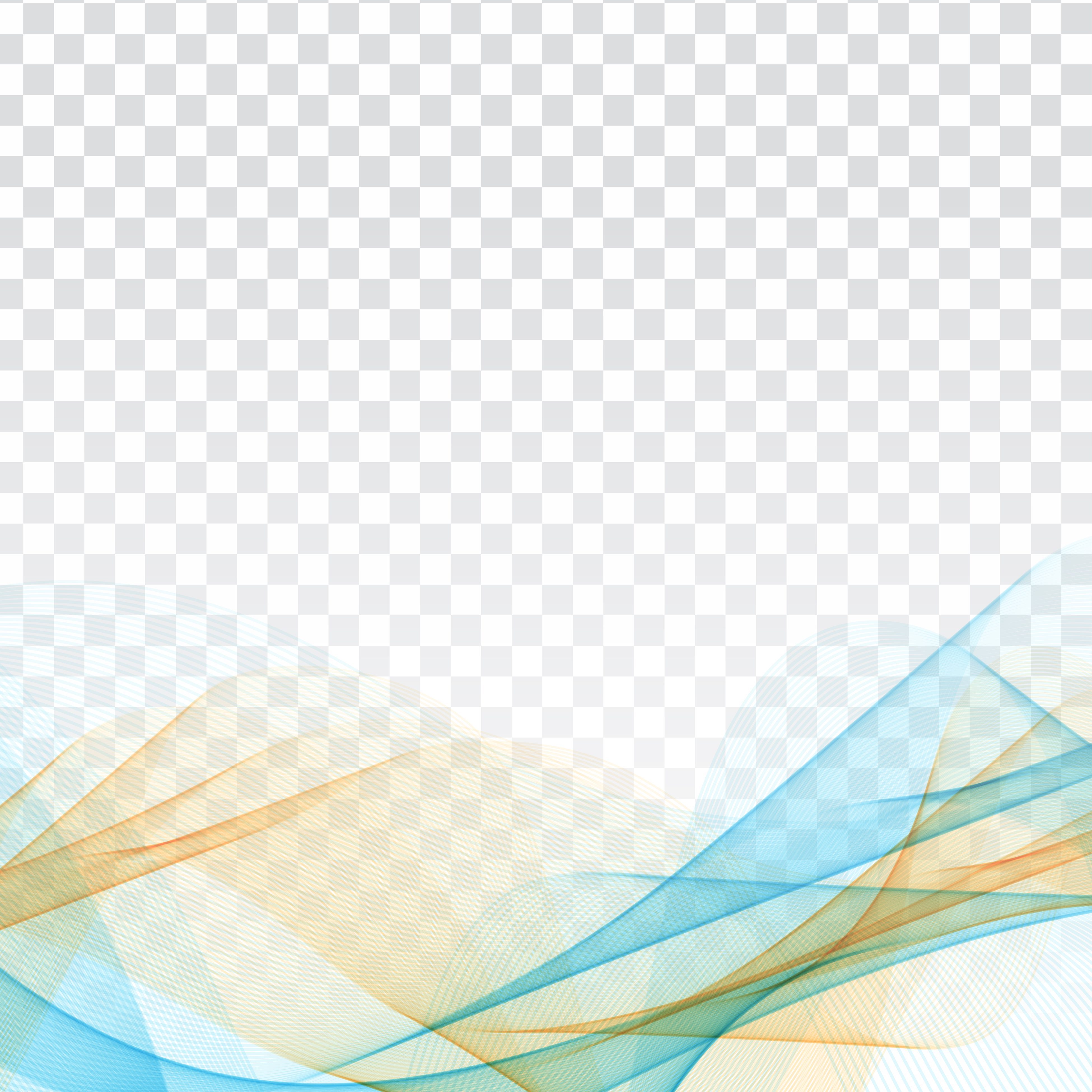 Abstract colorful wavy transparent background Free Vector