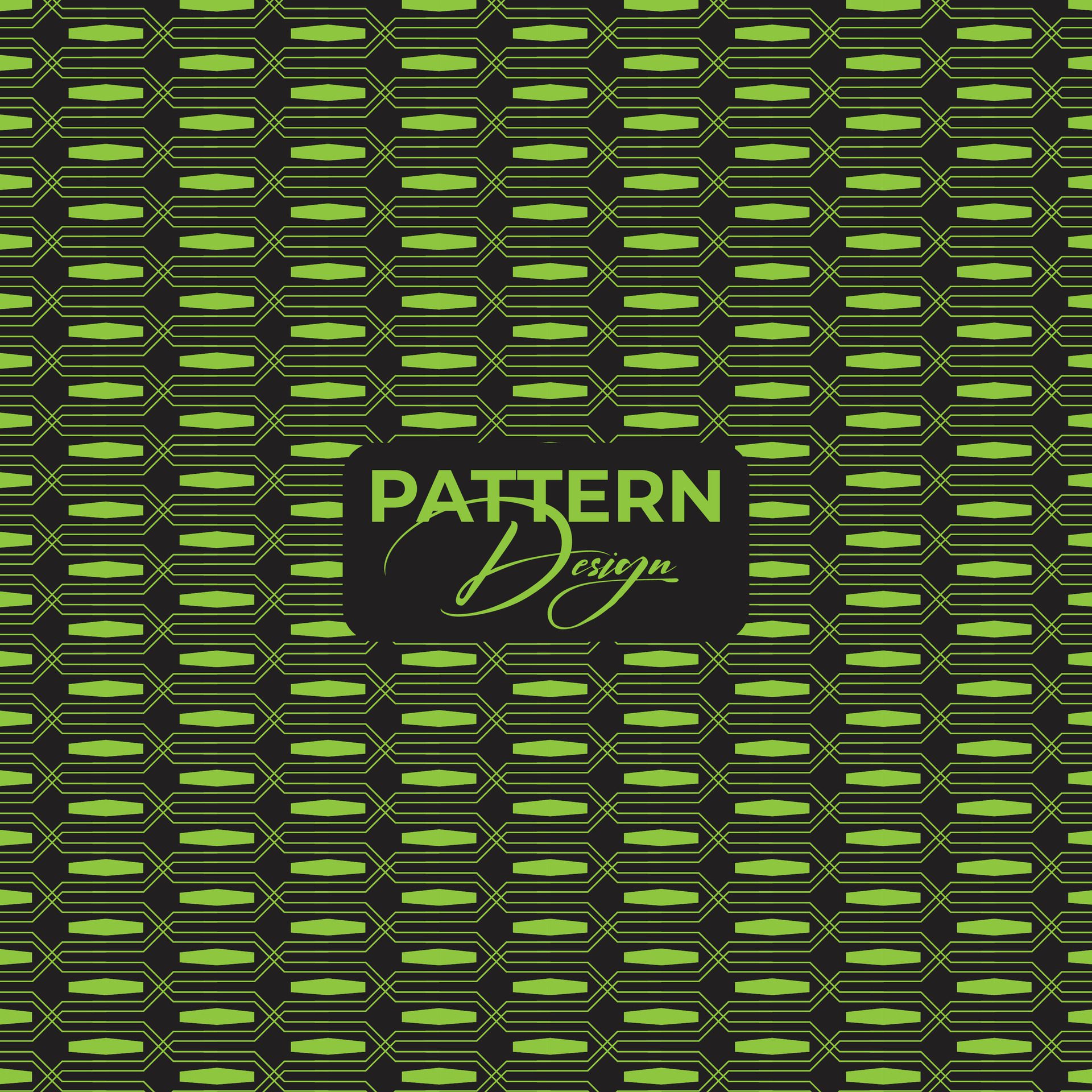 Green color variation, Simple and creative pattern Free Vector