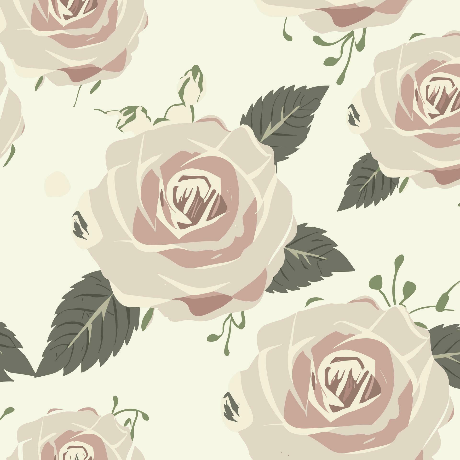 Vector flower pattern background design illustration Stock Free