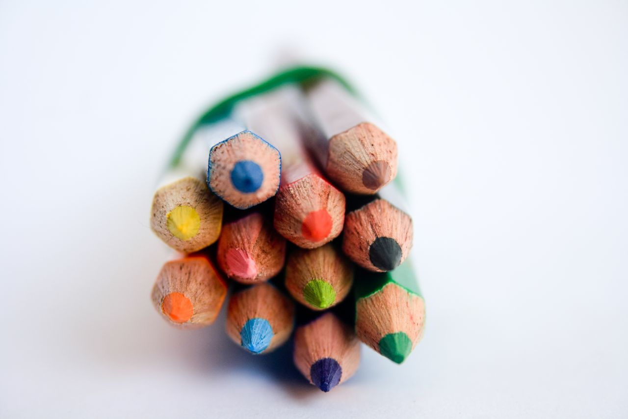 Colored Pencils Stock Free