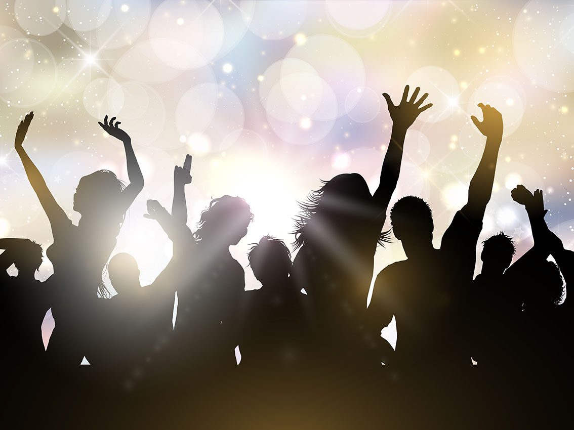 Party people background Free Vector