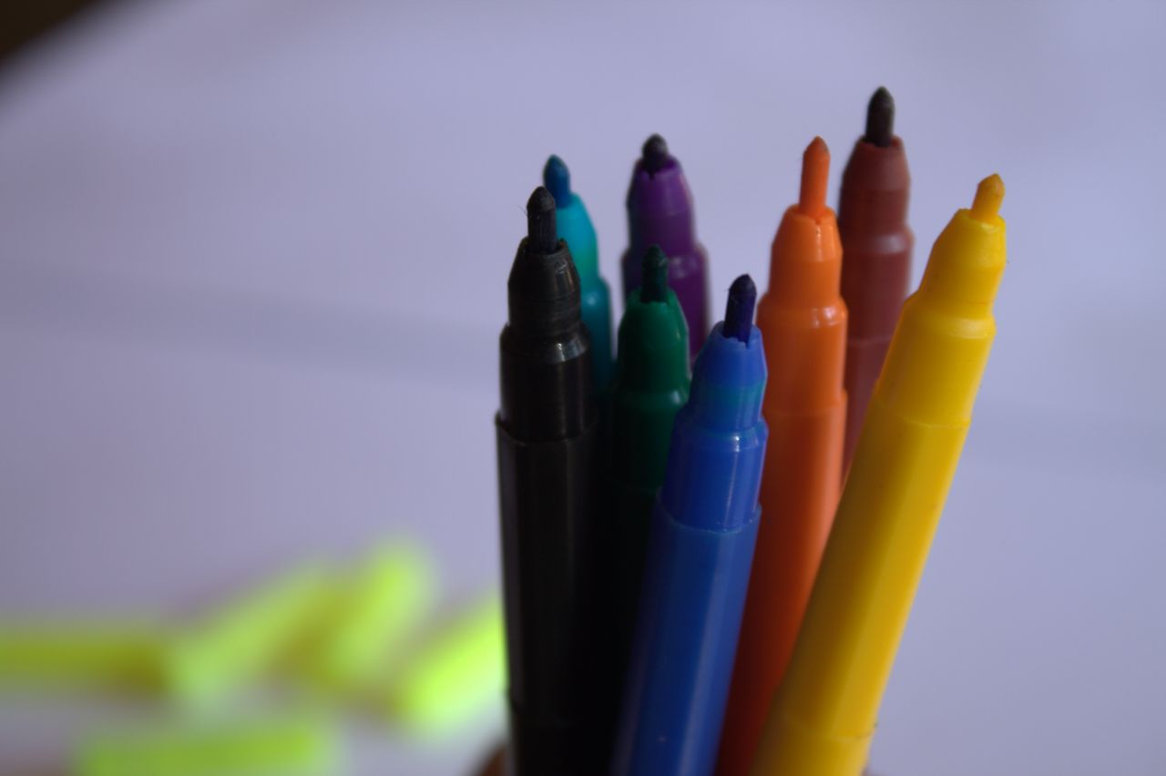 Sketch Pens Stock Free