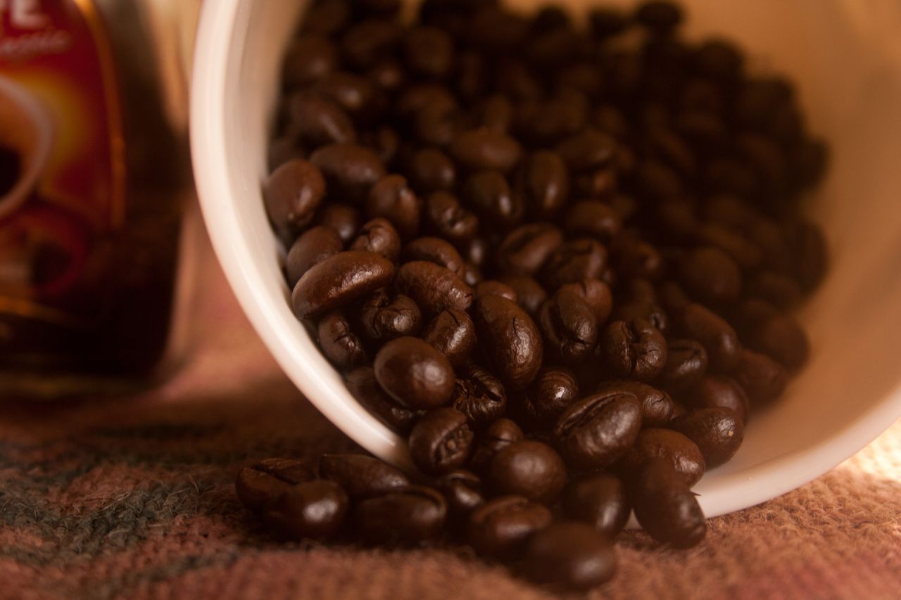 Coffee Beans Bowl Stock Free