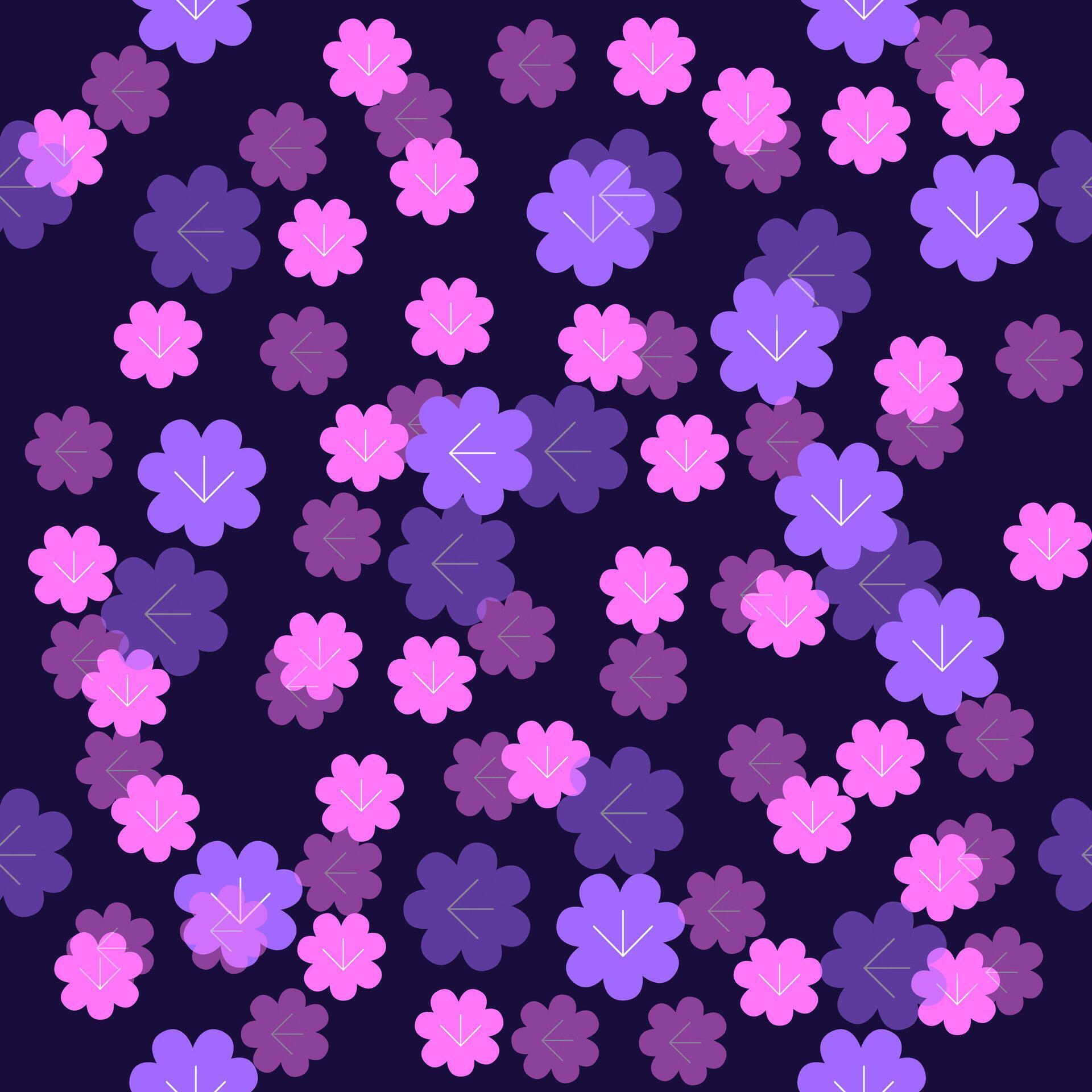 Small Flower Dark Crowd Repeat Pattern Stock Free