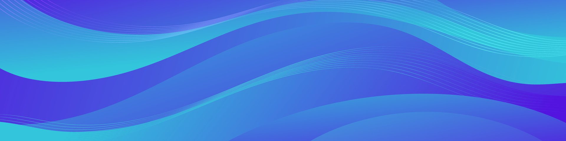 Dynamic blue gradient waves abstract banner. Ideal for eye-catching headers, promotional banners, and modern graphic elements Free Vector