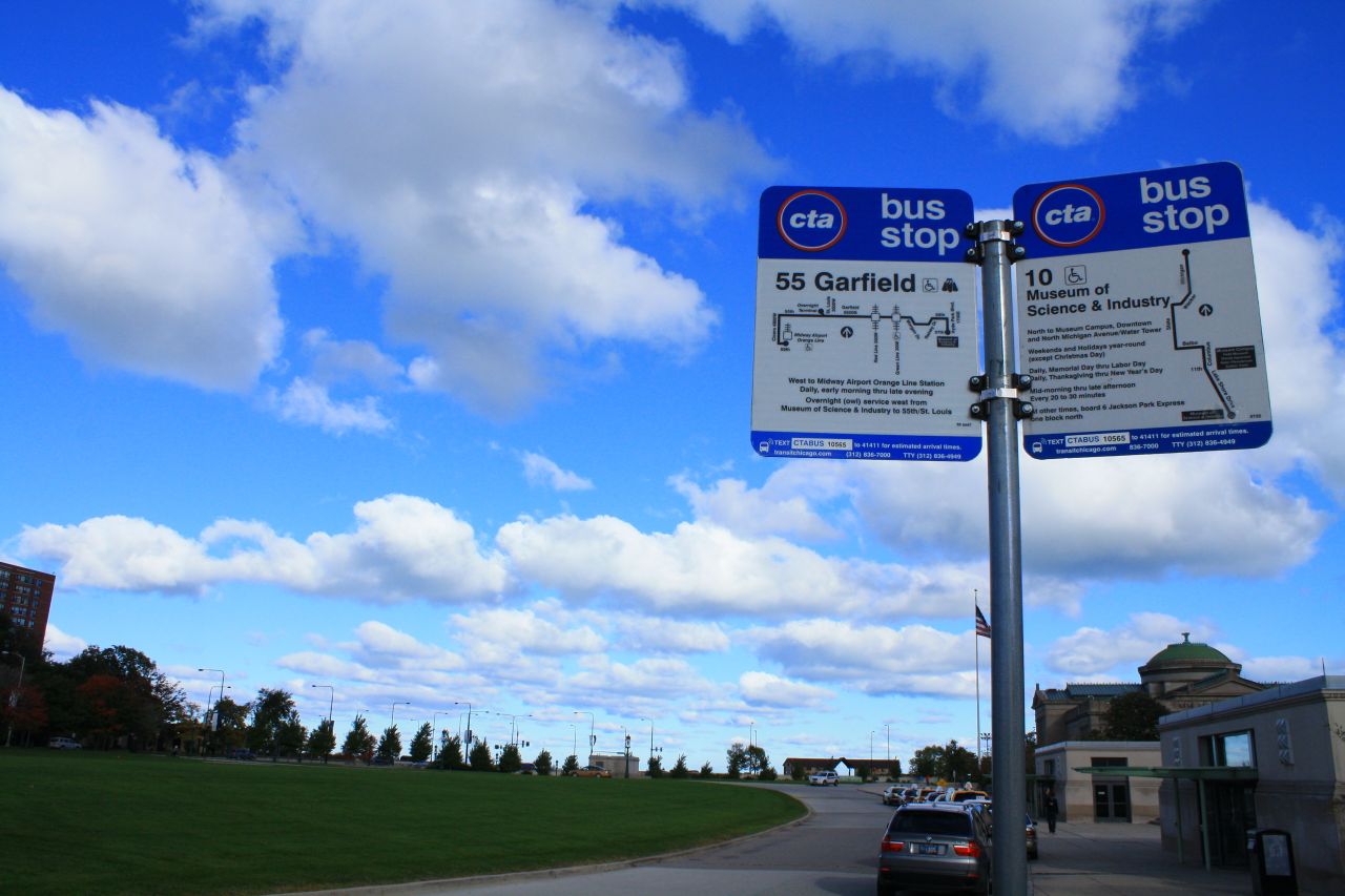 Street Signs In Chicago Stock Free