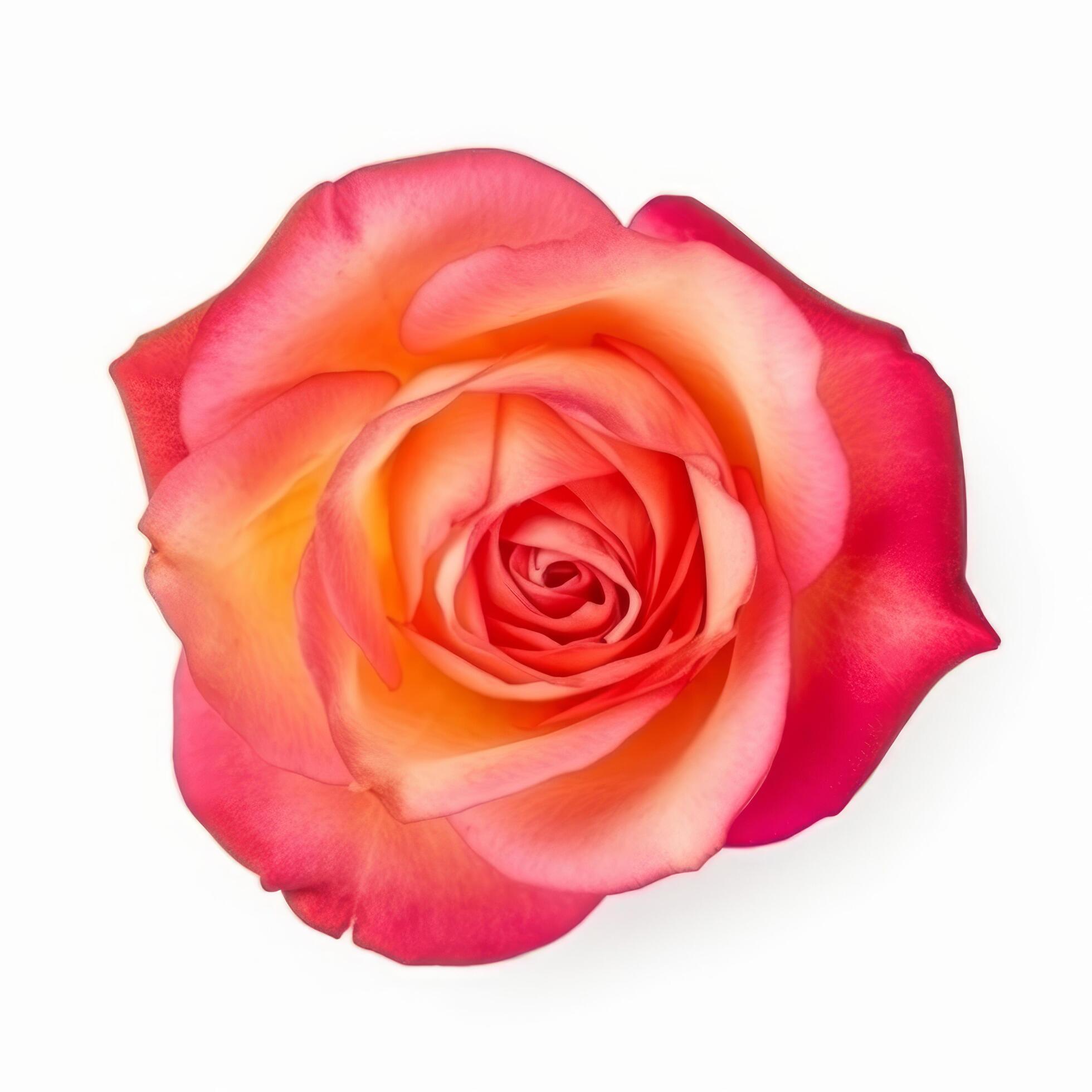 Rose flower isolated. Illustration Stock Free