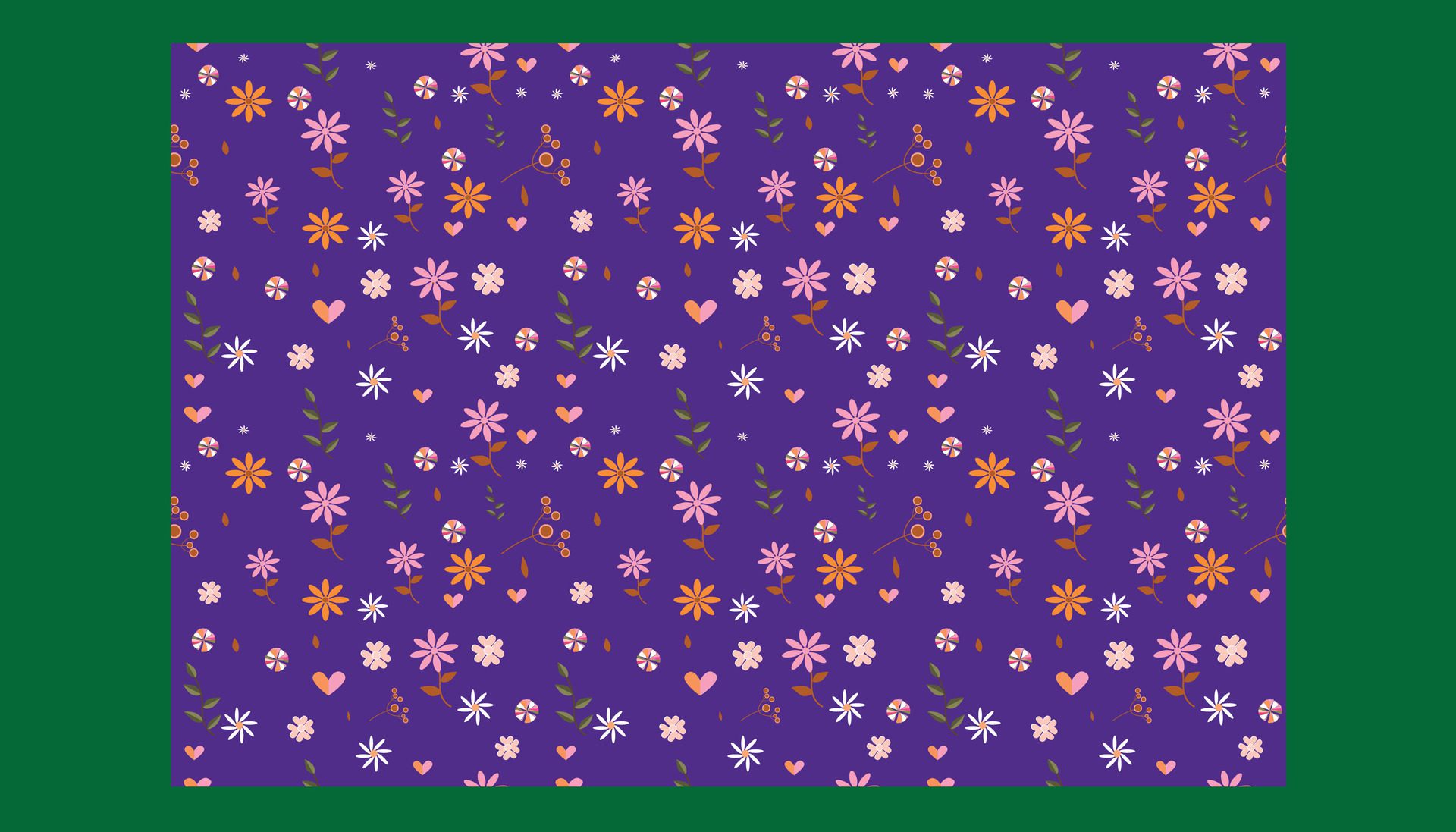 flower seamless pattern design illustrator Free Vector