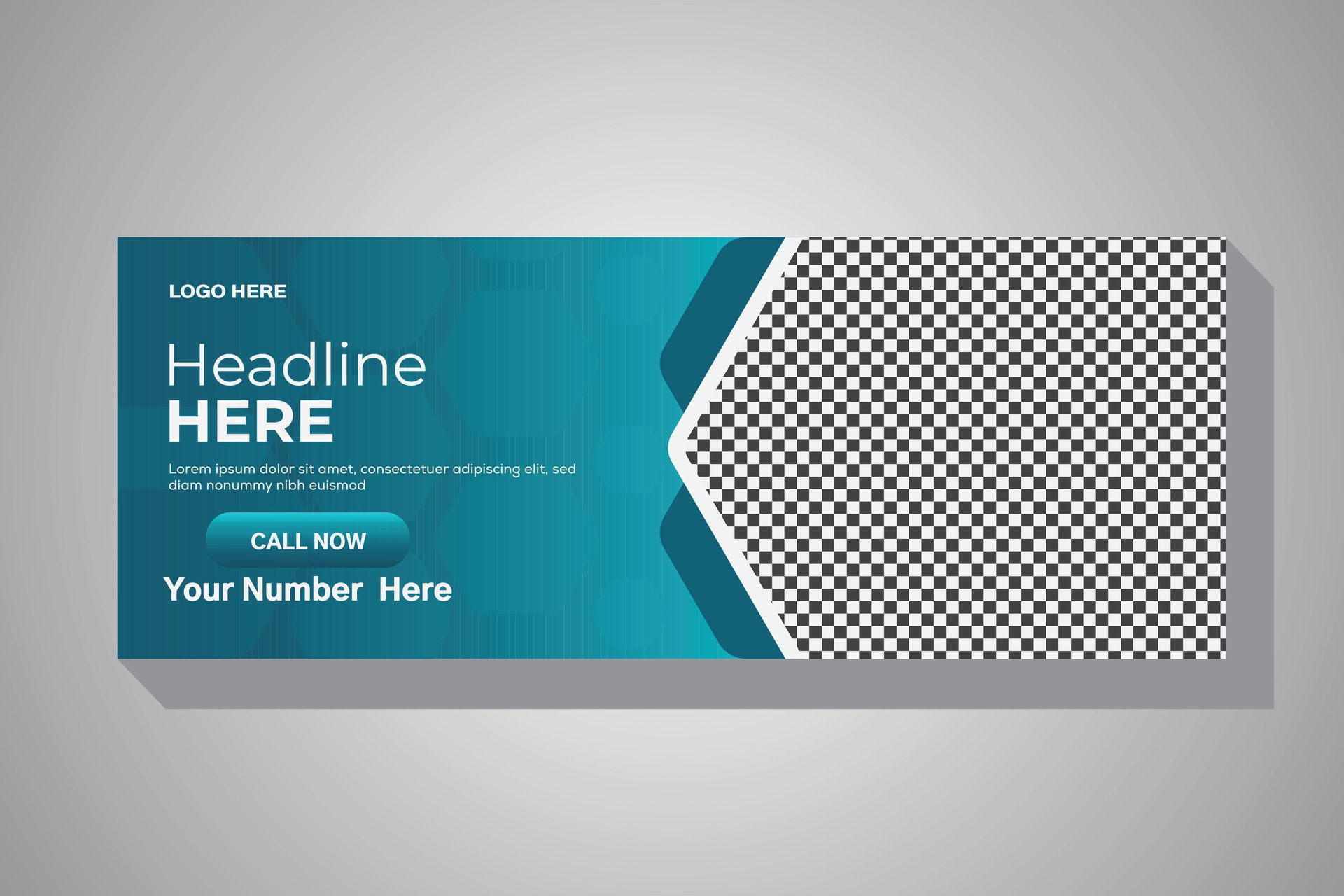 Furniture sale social media cover page timeline web ad banner template with photo Free Vector