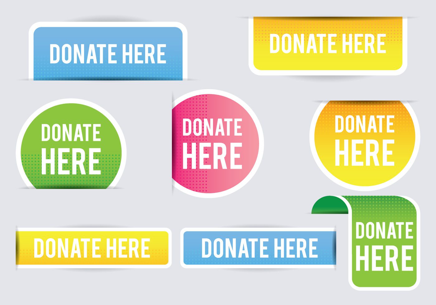 Donate Banner Free Vector and Free SVG