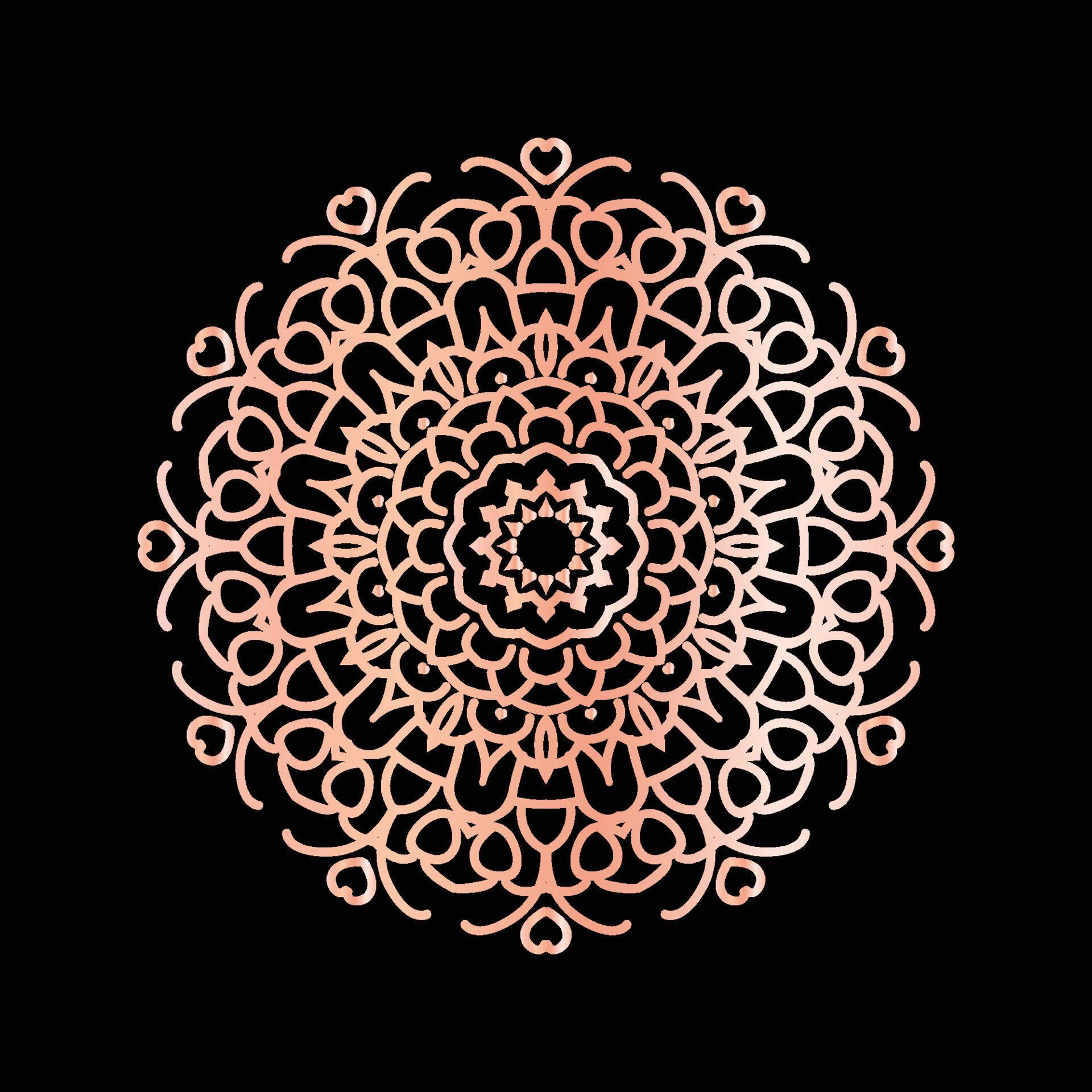 Mandala Flower Art Logo Background Design Stock Free and Free SVG