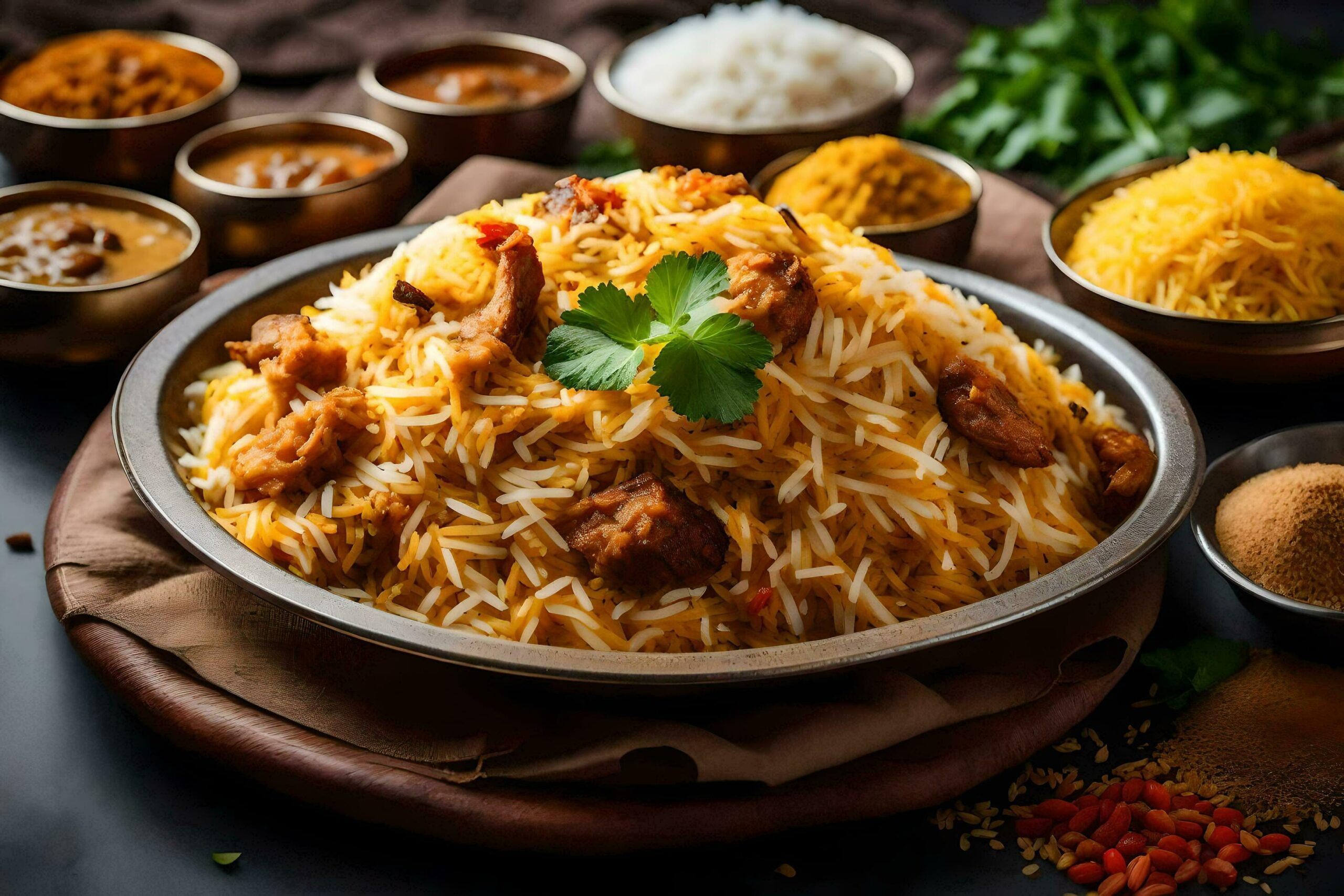 indian food is a popular dish in india Free Photo