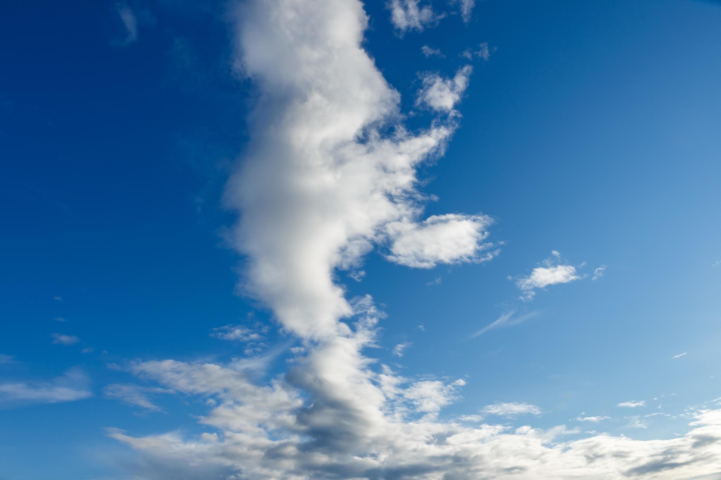 Blue sky natural background Stock Free