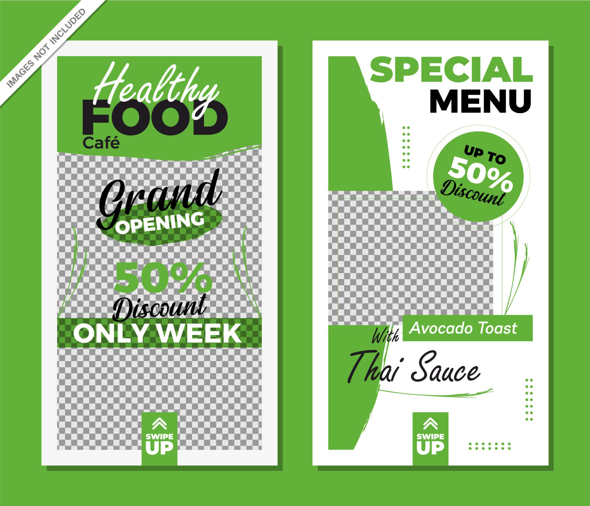 STORIES SOSIAL MEDIA HEALTY FOOD DISCOUNT PROMOTION SALE TEMPLATE Free Vector