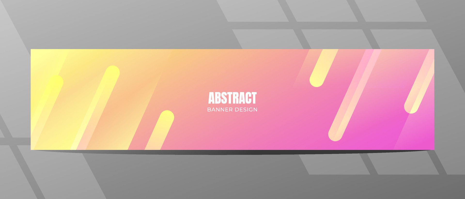 Banner design with atractive style for more promotion Free Vector