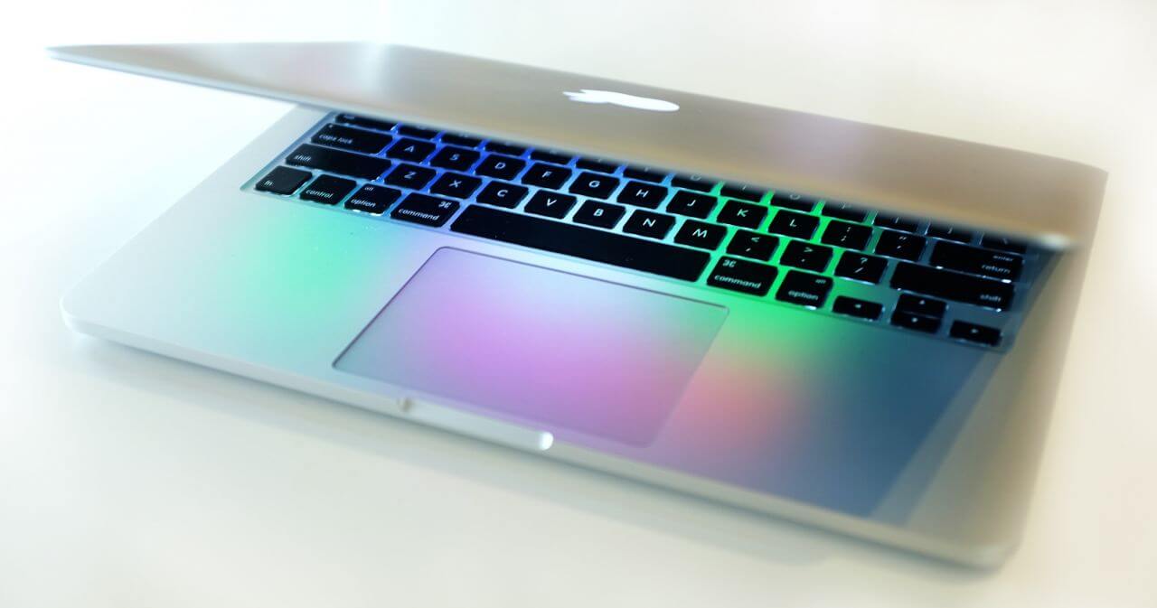 MacBook Pro Color Illuminated Stock Free