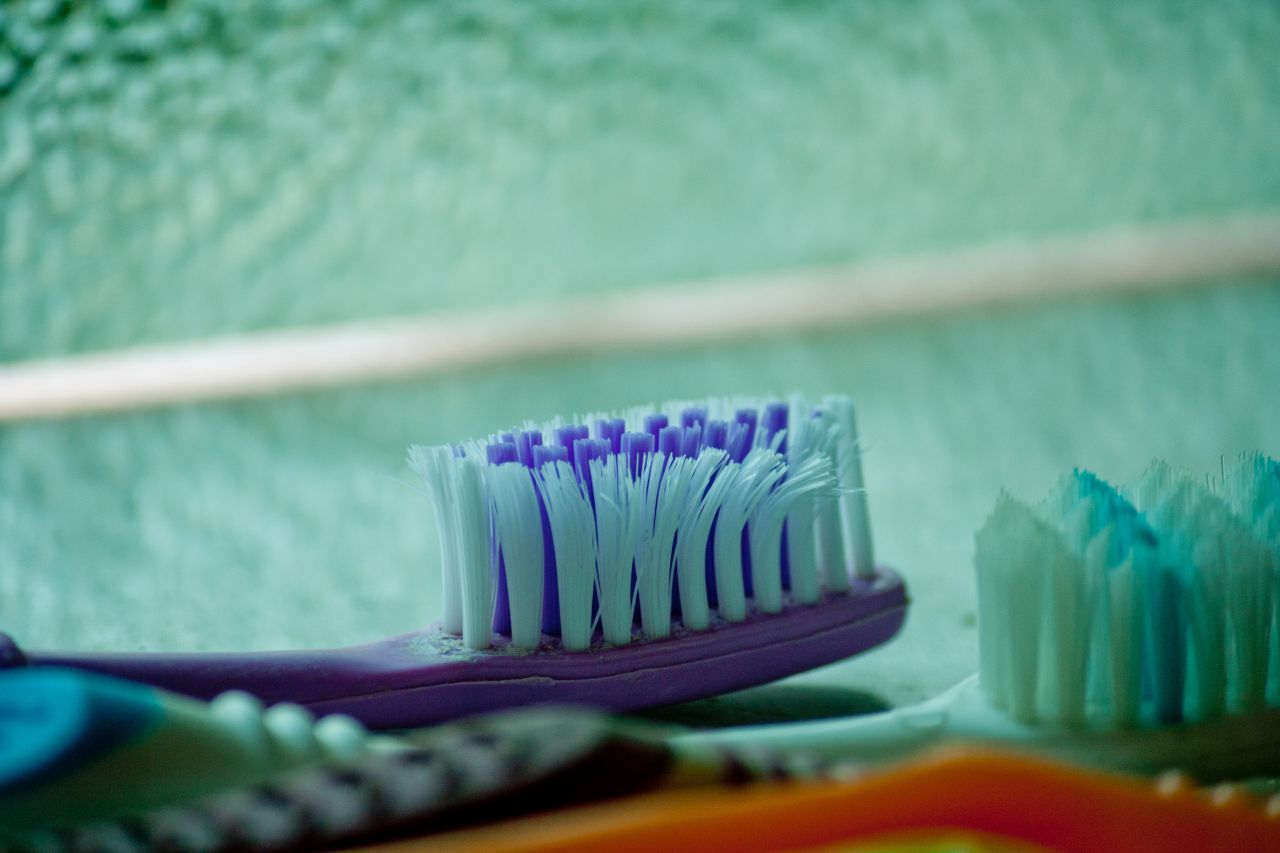 Purple Tooth Brush Stock Free