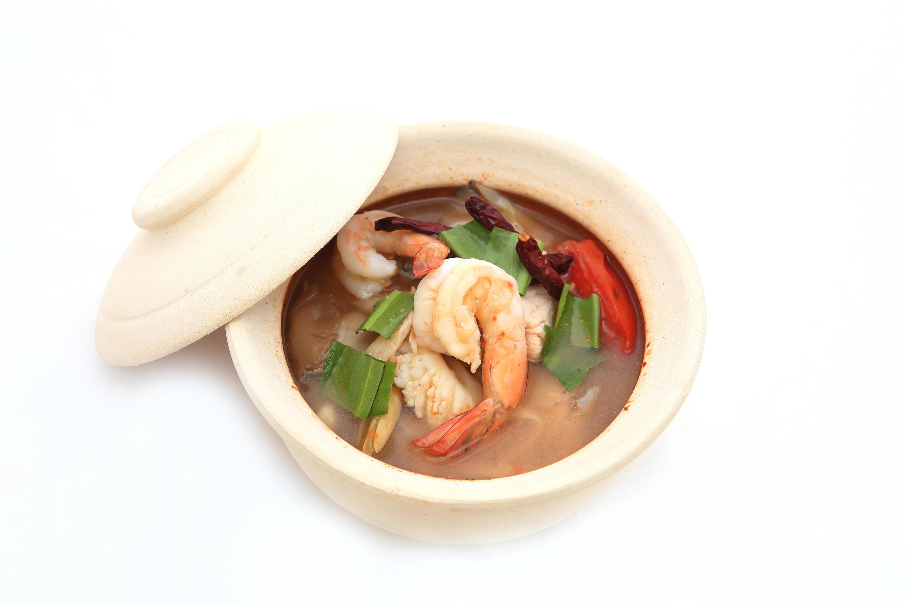 Thai Food Tom Yum seafood Stock Free