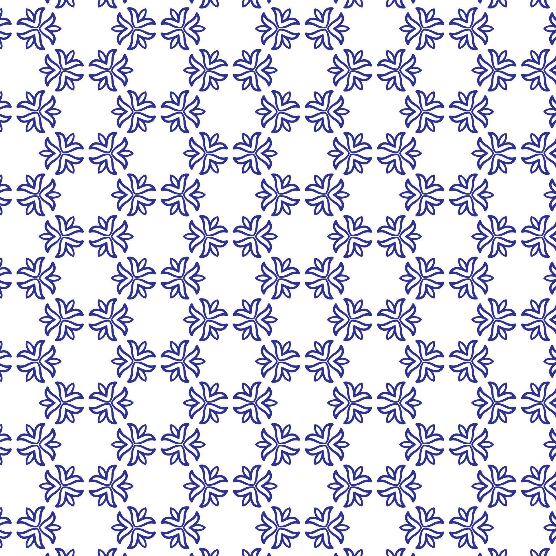 Creative Line Flower Pattern Background Stock Free