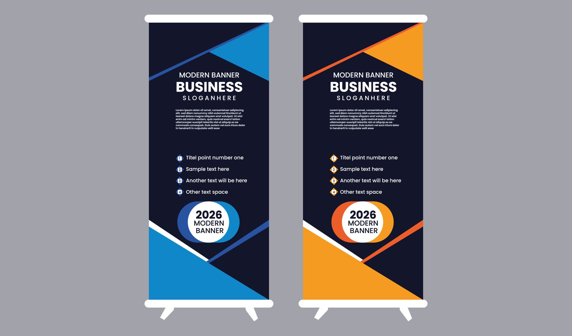 BUSINESS ROLL UP BANNER Free Vector