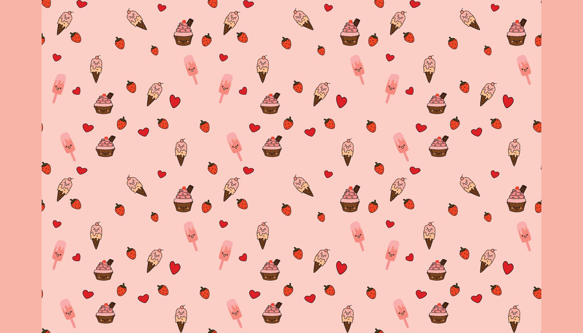 Seamless pattern with hand drawn. Background for textile, wrapping paper cute fashionable design Free Vector