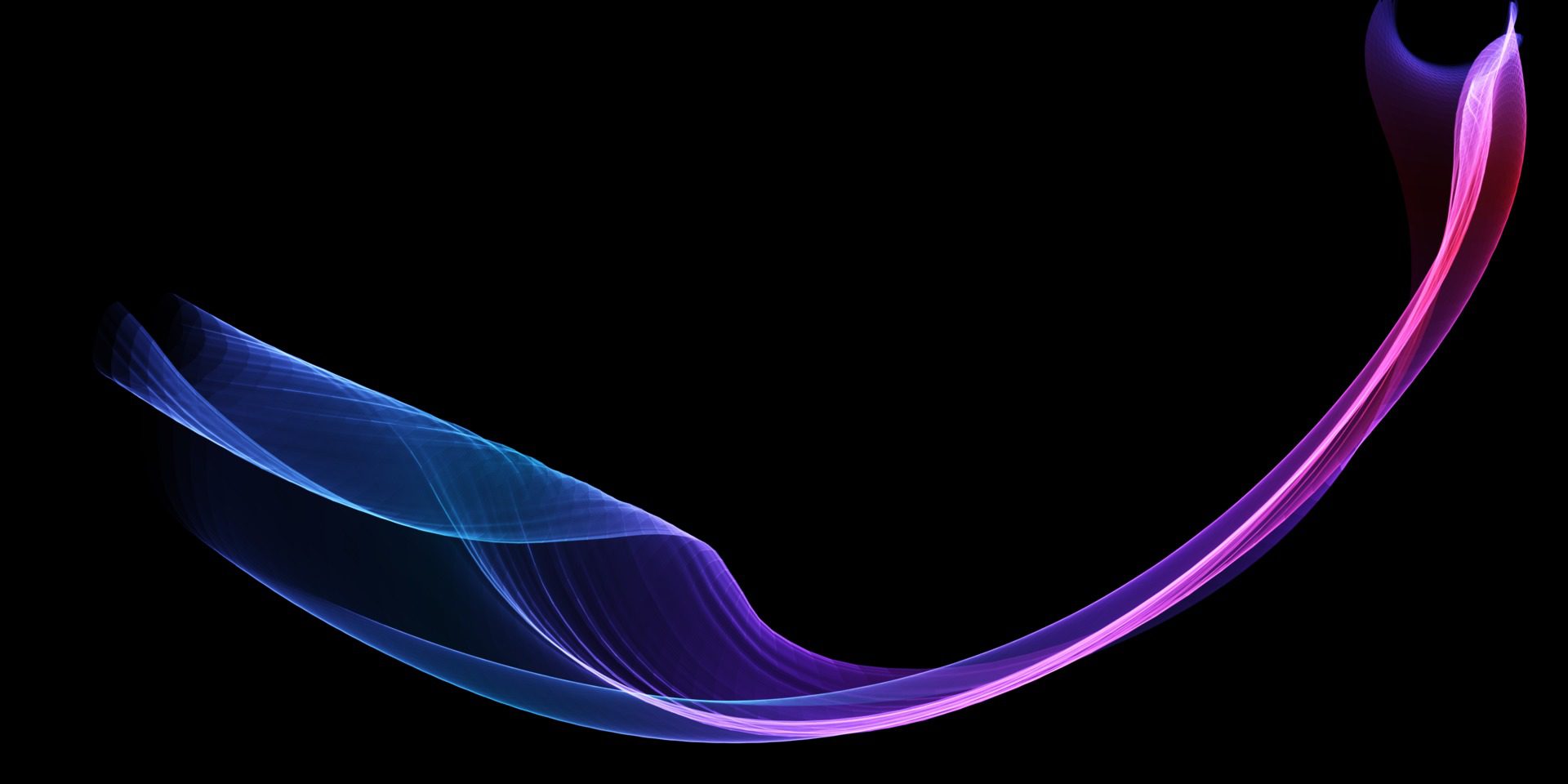 abstract banner with flowing waves design Free Vector