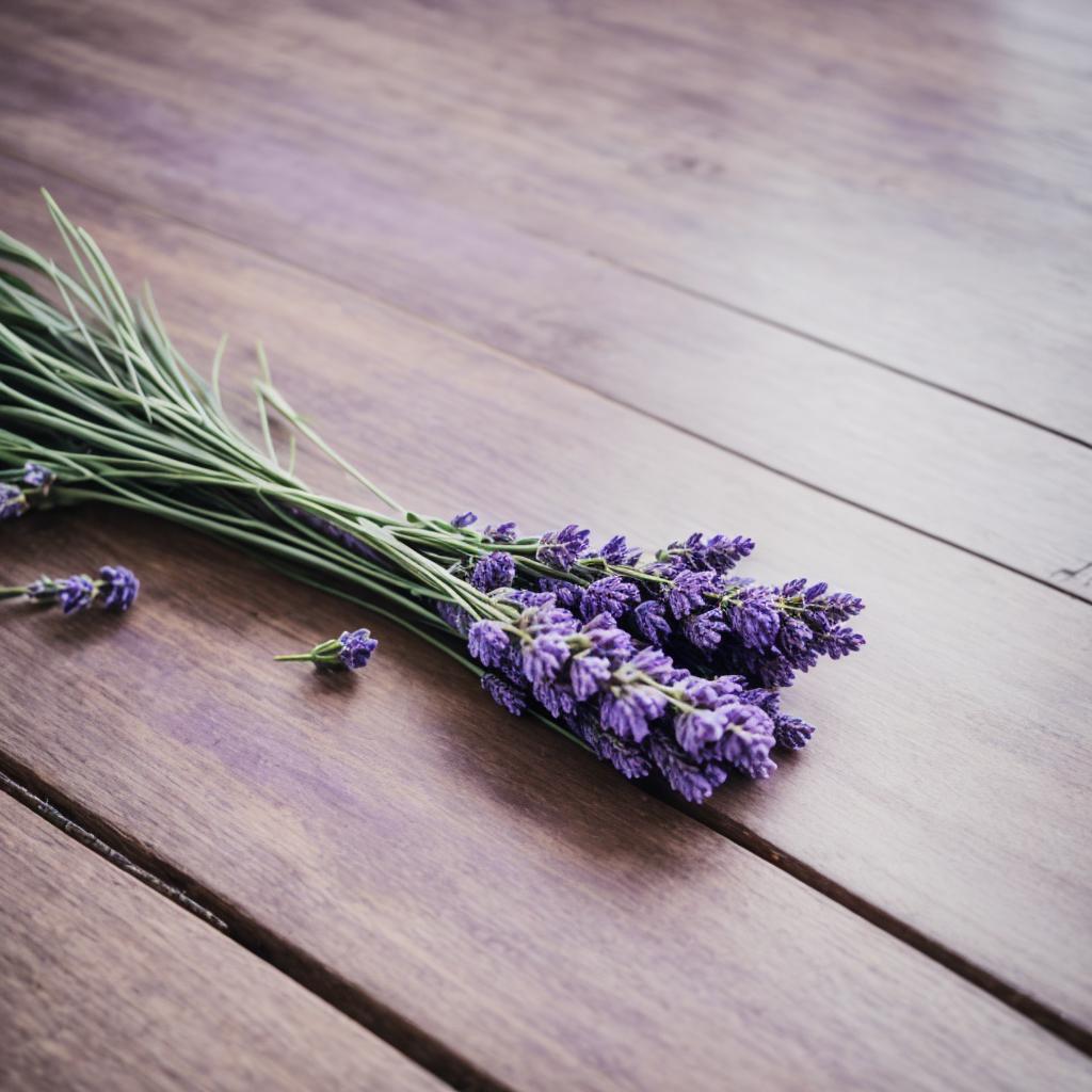 Lavender flower single stem by @ai_generated