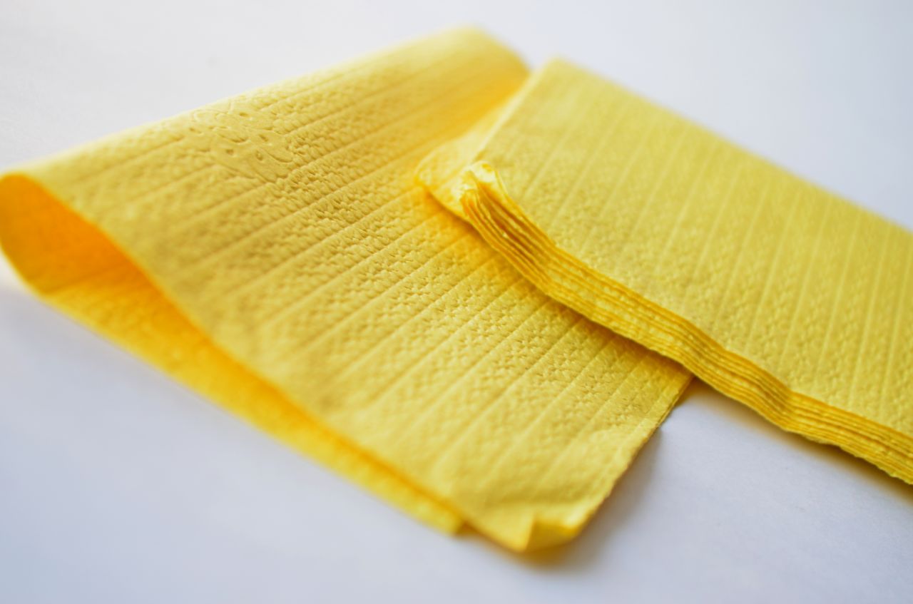 
									Yellow Tissue Papers Stock Free