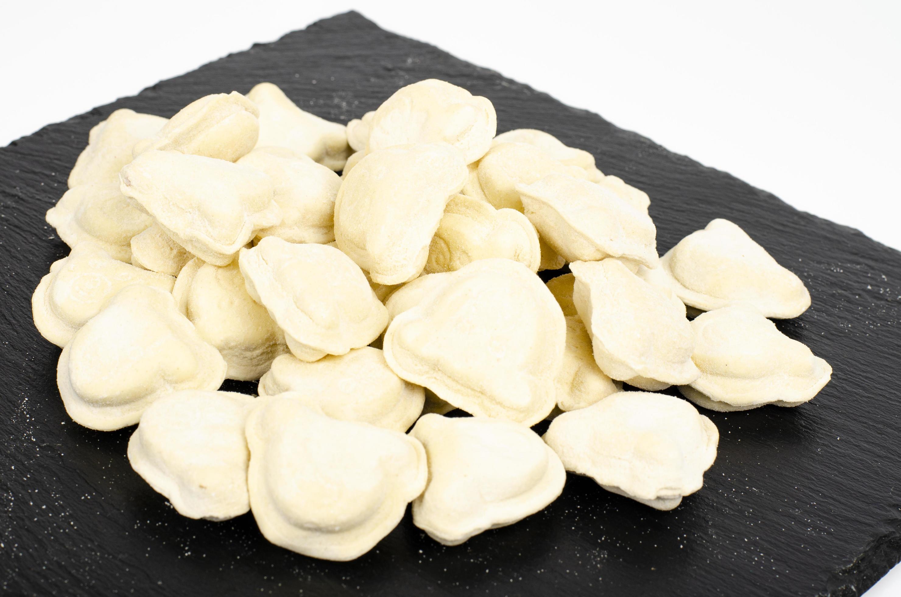 Raw dumplings with organic meat for baby food. Studio Photo Stock Free