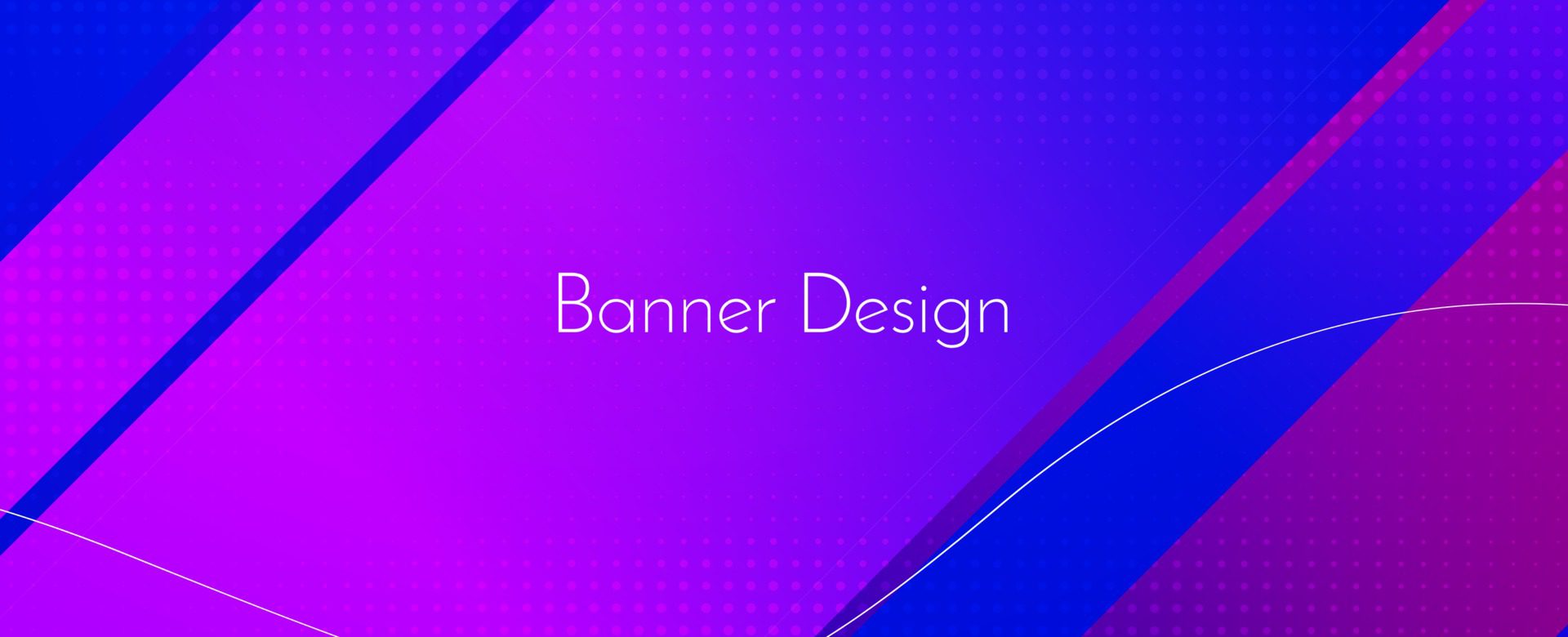 Abstract geometric blue modern decorative design banner pattern background Free Vector