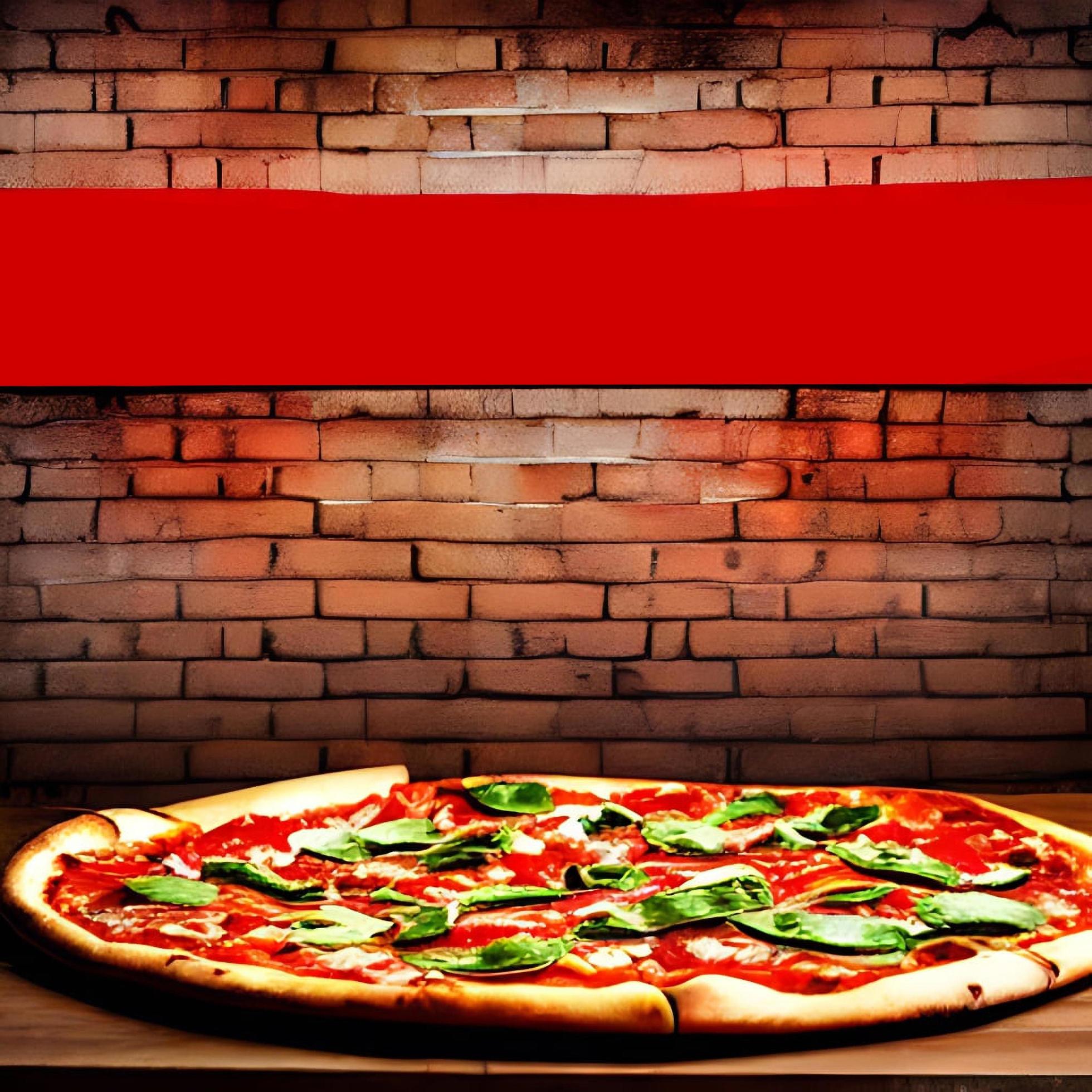 Pizza. Traditional Italian cuisine fast food. Stock Free