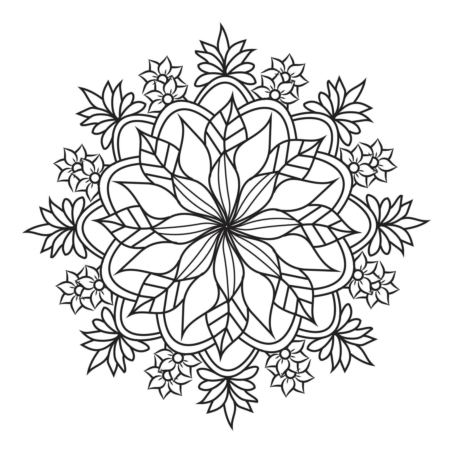 Creative unique flower floral vector eps mandala patterns for free download Stock Free