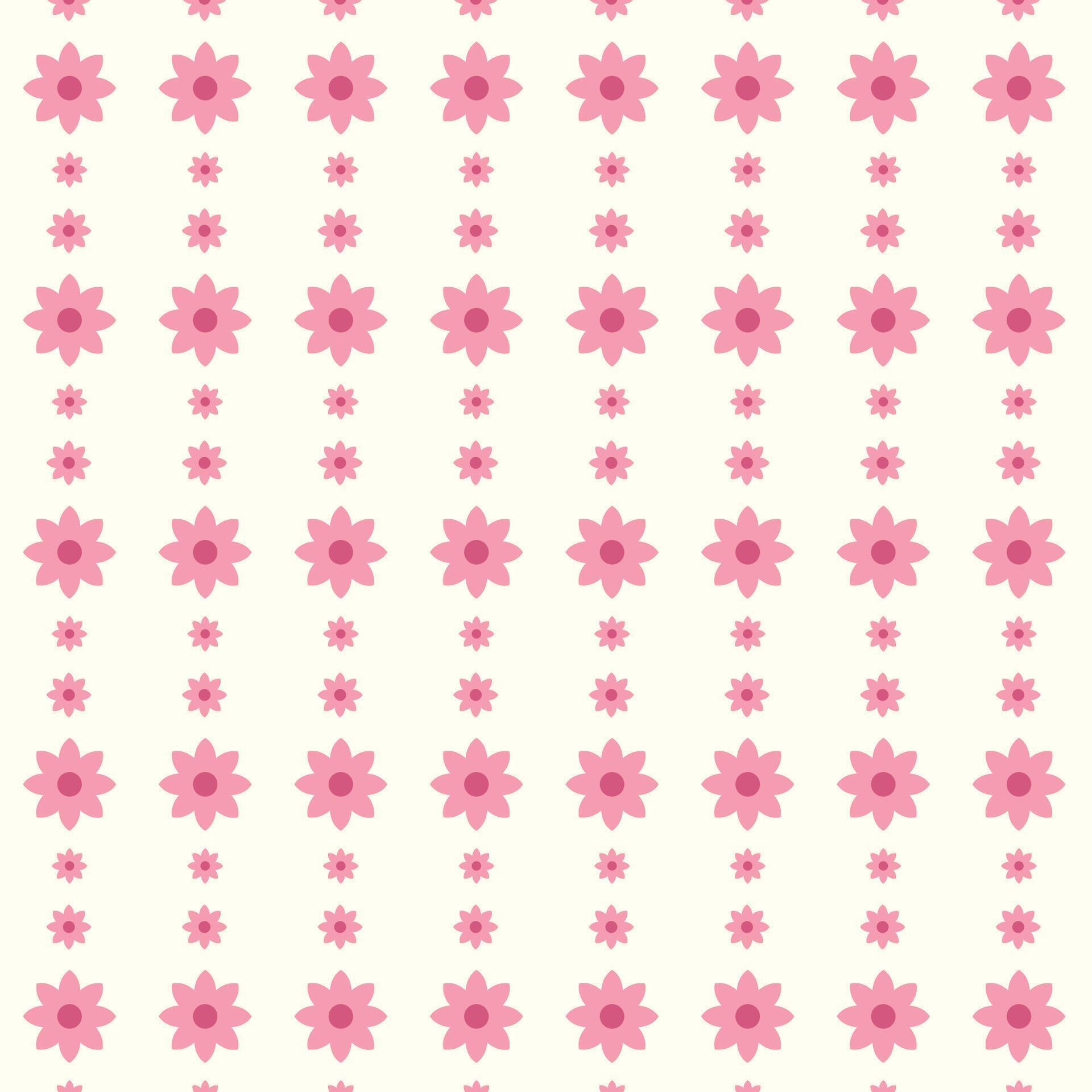 Seamless flower pattern design Template. Vector Illustration. Stock Free