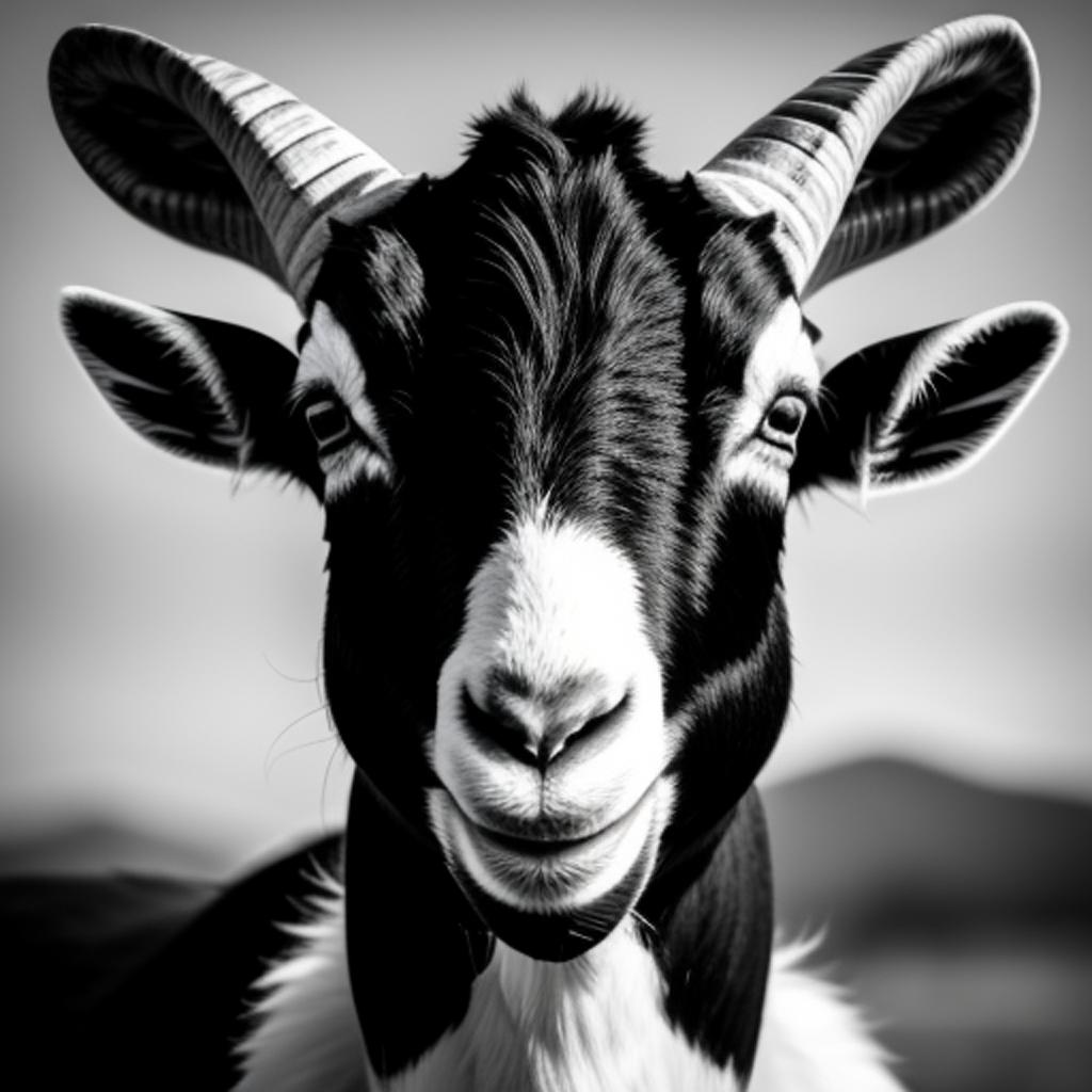 Goat as focal point by @ai_generated