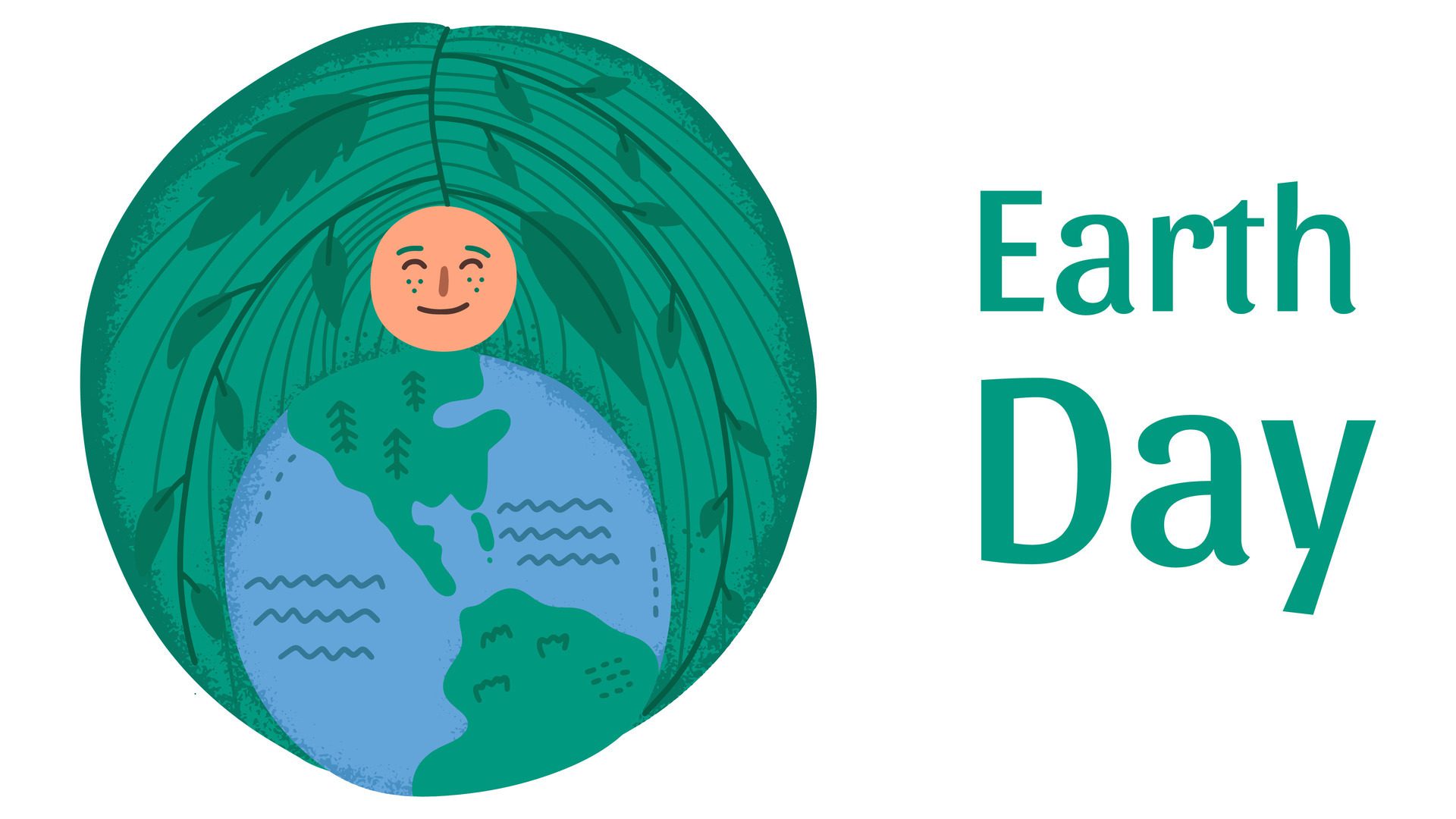 International Mother Earth Day graphic banner. Environmental and sustainability background. Free Vector